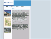 Tablet Screenshot of albionpartners.com